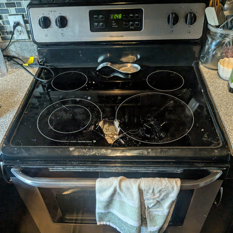 Frigidaire range glass replacement