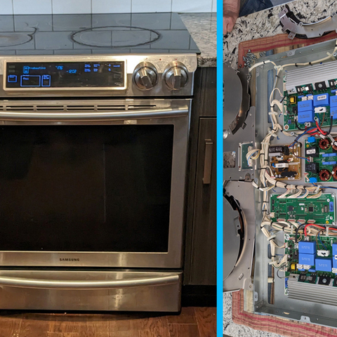 Samsung induction range diagnostics